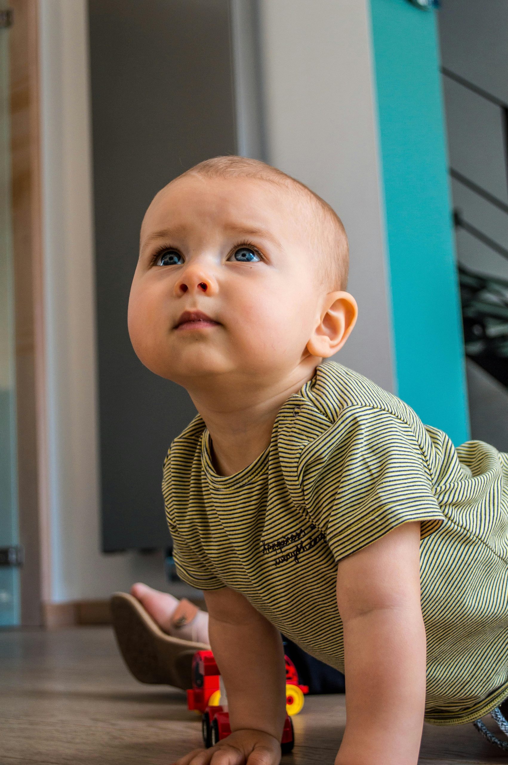 Nursery baby at Little Big People Early Learning.